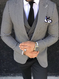 Pocket Square - Black/White